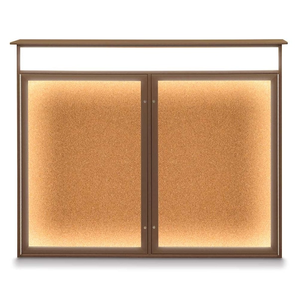 Open Faced Traditional Rounded Corkboard